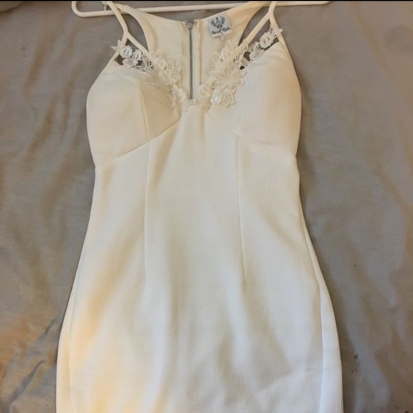 White Bodycon Dress - Picture 1 of 4